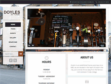 Tablet Screenshot of doylesintown.com